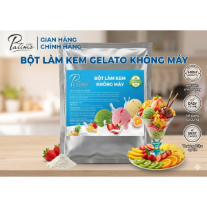 Bột Làm Kem Ý Gelato Kinh Doanh Không  Dùng Máy  