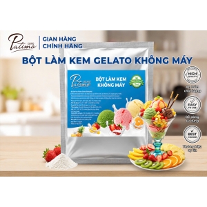 Bột Làm Kem Ý Gelato Kinh Doanh Không  Dùng Máy  